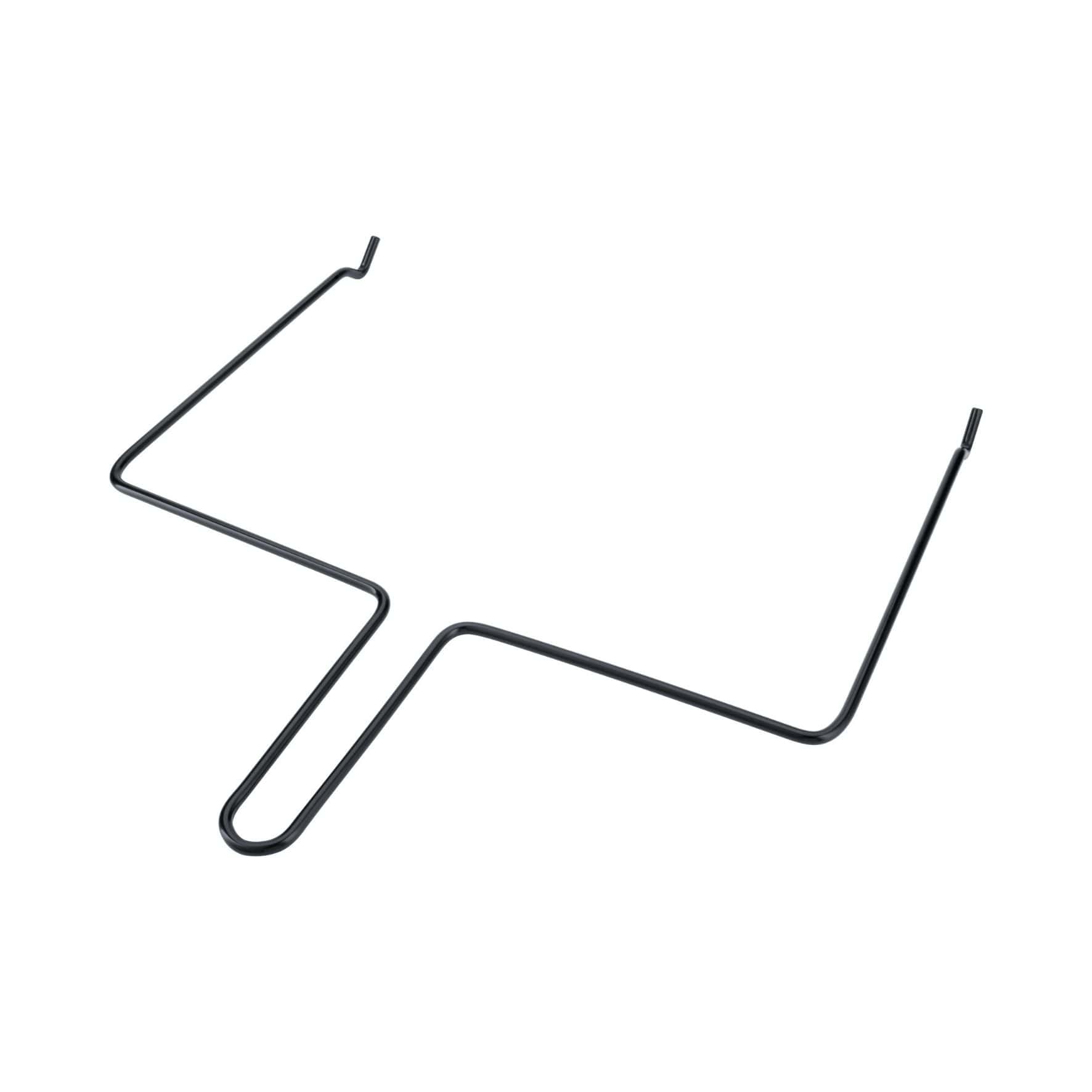 Spießheber für den Steba Grillbackofen, aus robustem Metall, schwarz lackiert, für sicheres Herausnehmen von Speisen.