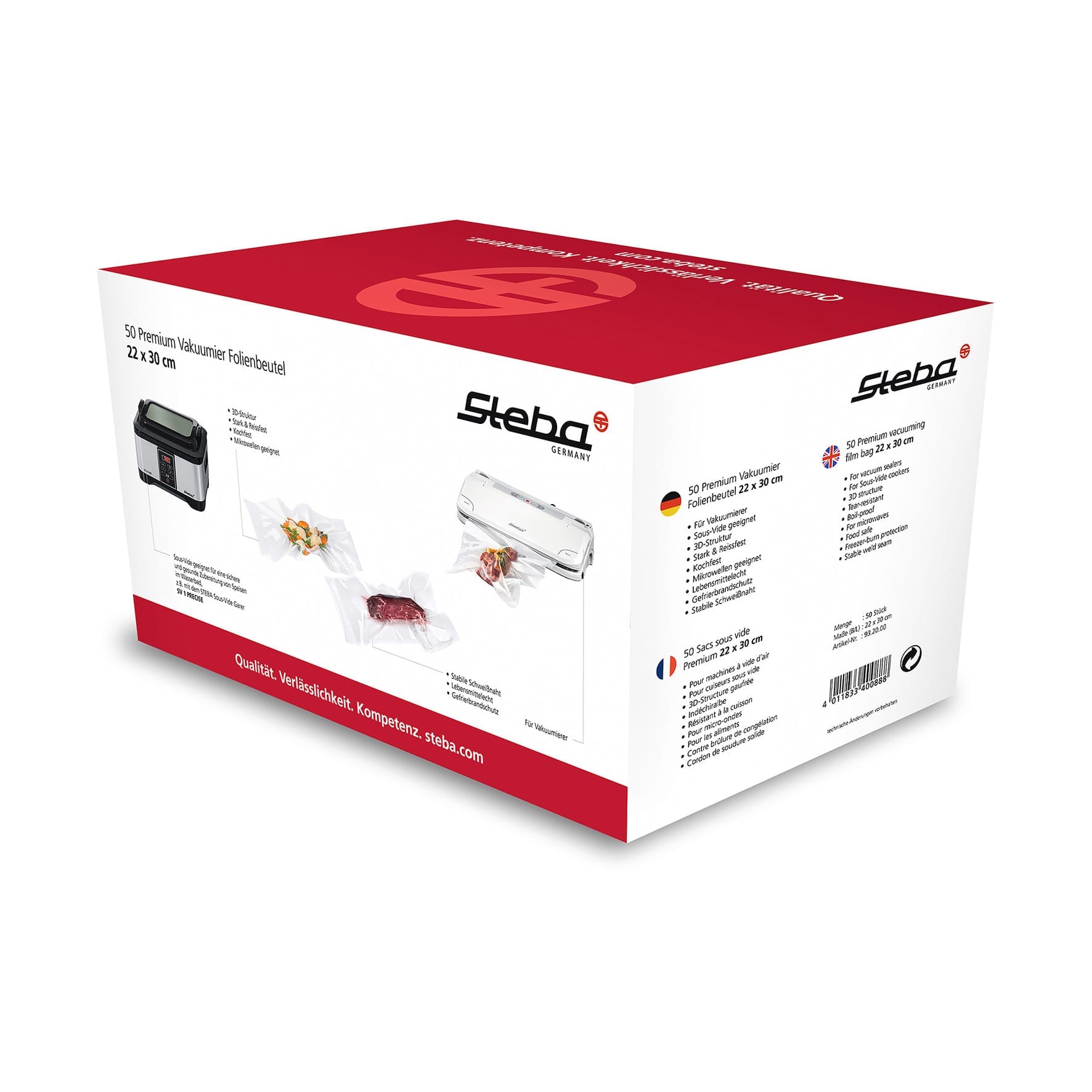 Premium Folienbeutel 22 x 30 cm – Bild 2