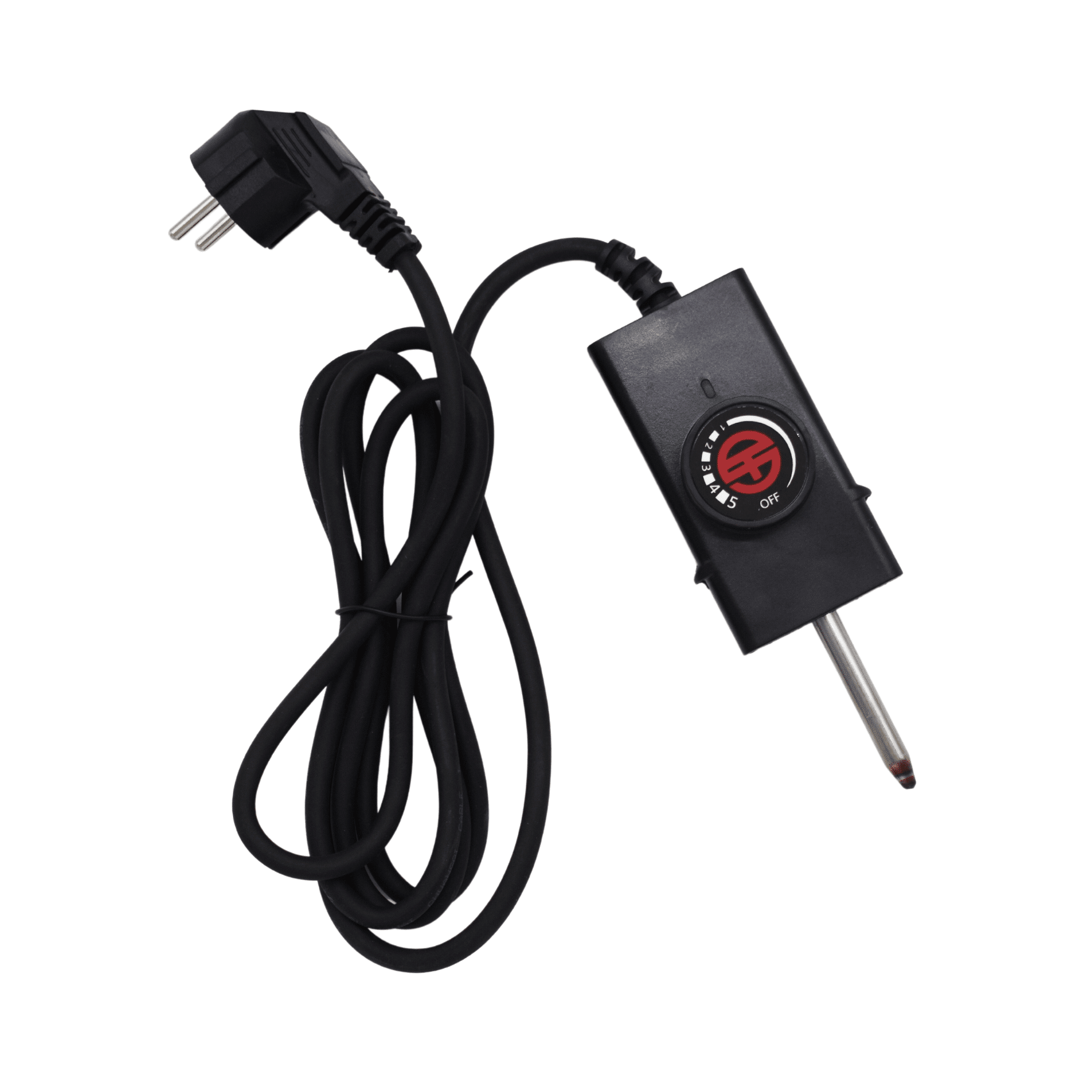 Steba VG30 BBQ-Thermostat mit Stecker und Temperaturfühler, ideal für Grill- und Kochanwendungen.