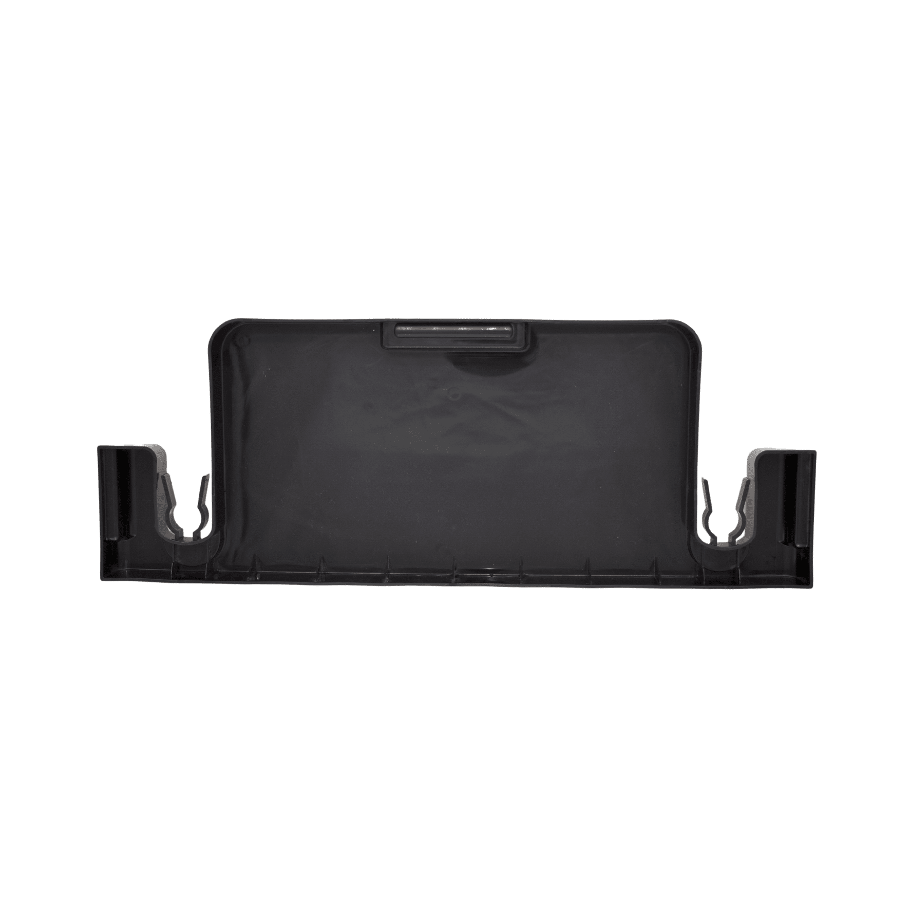 Wasserschale für Steba Dampfbackofen, schwarz, mit Halterungen, sorgt für effiziente Dampferzeugung.