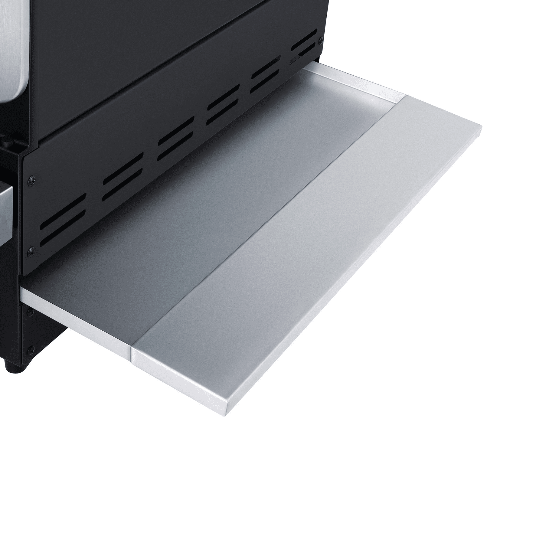 Fettauffangschale aus Edelstahl für den Steba VG7000 BBQ Grill, mit praktischer Schublade zum einfachen Entleeren.