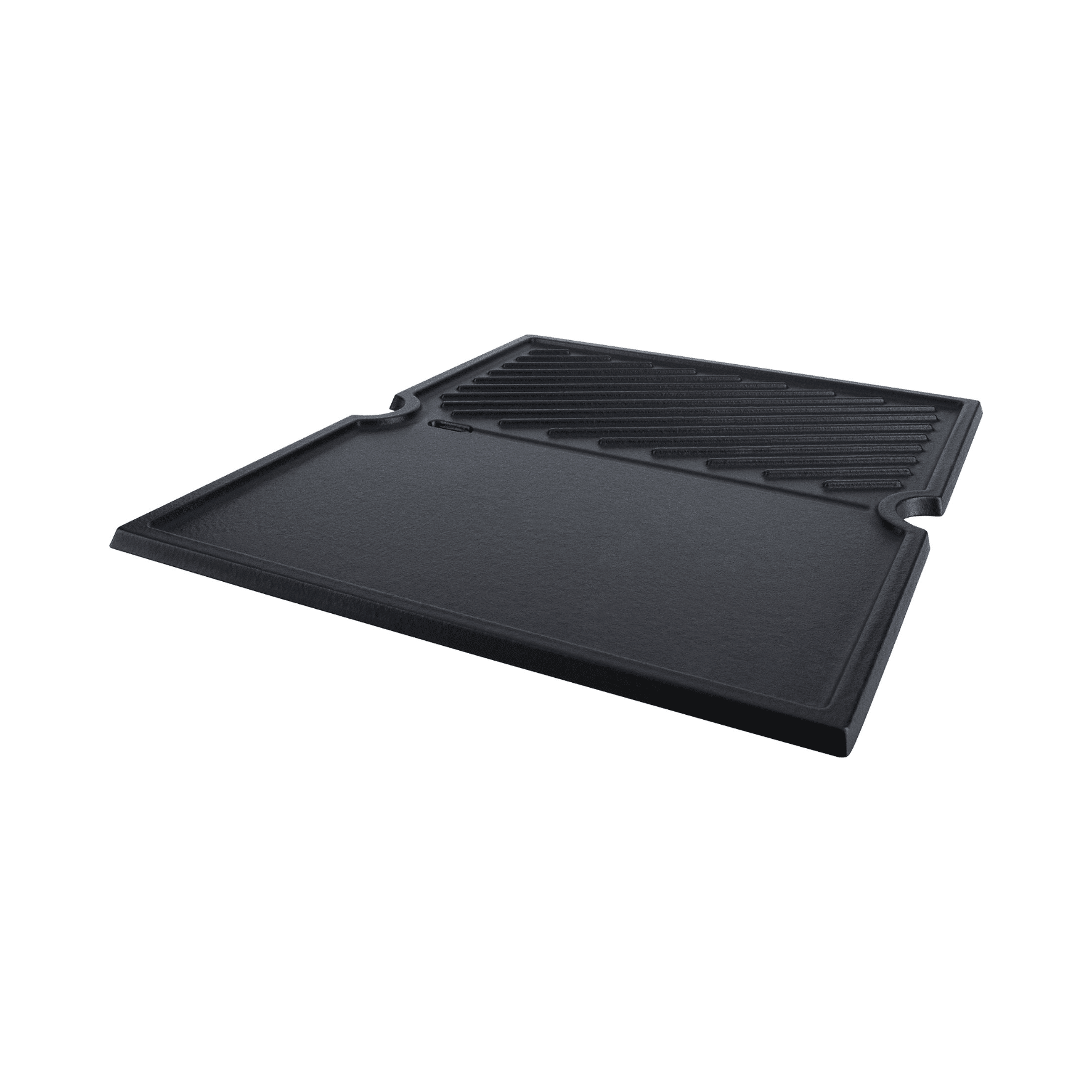Grillplatte von Steba, aus Gusseisen, mit einer glatten und gerillten Seite für vielseitiges Grillen.