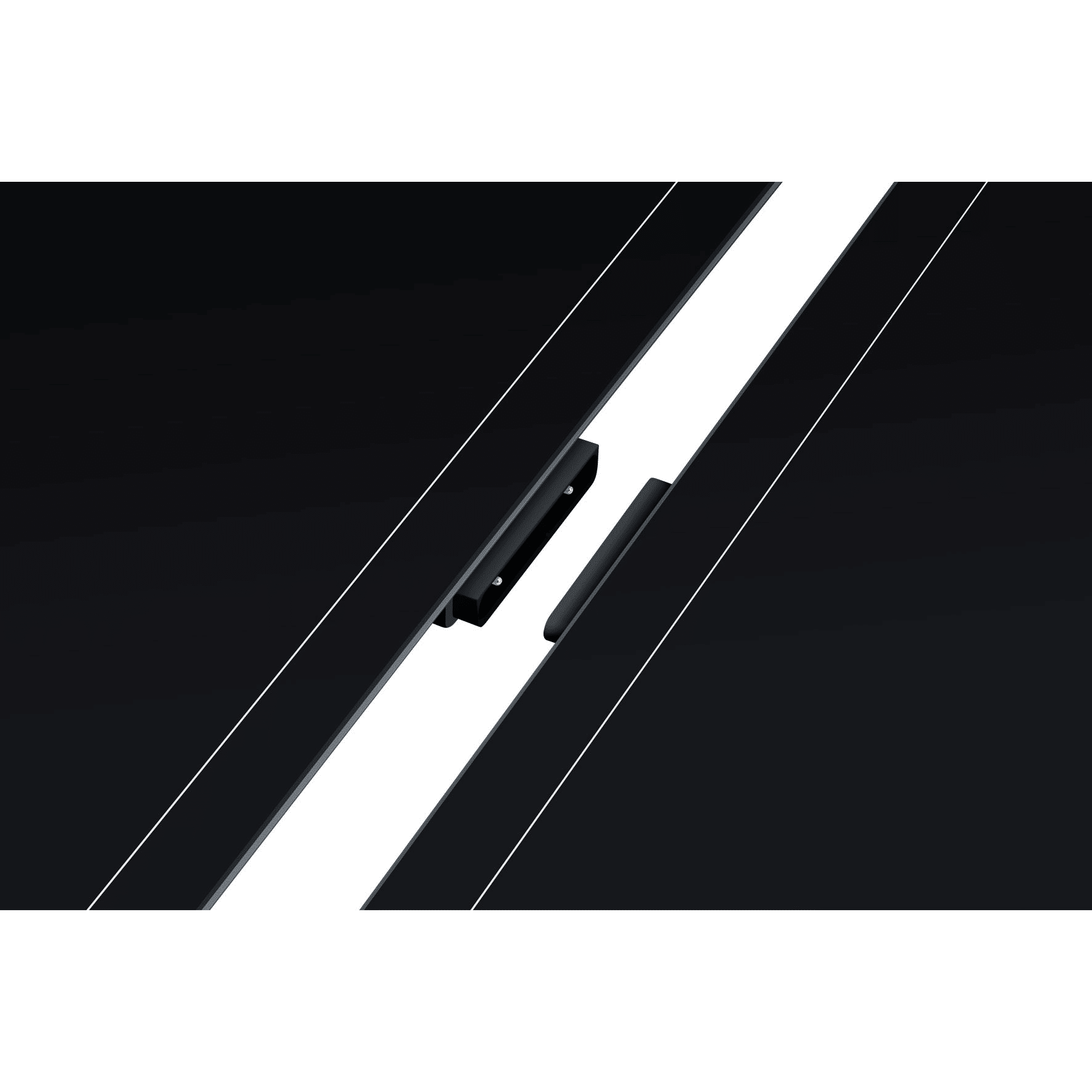 Detailansicht der Steba WP300 Warmhalteplatte mit Verbindungselement, schwarz, für optimale Wärmeverteilung.